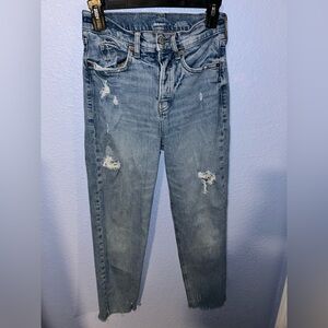 Old Navy Sky-Hi Straight Jeans- Extra High Rise